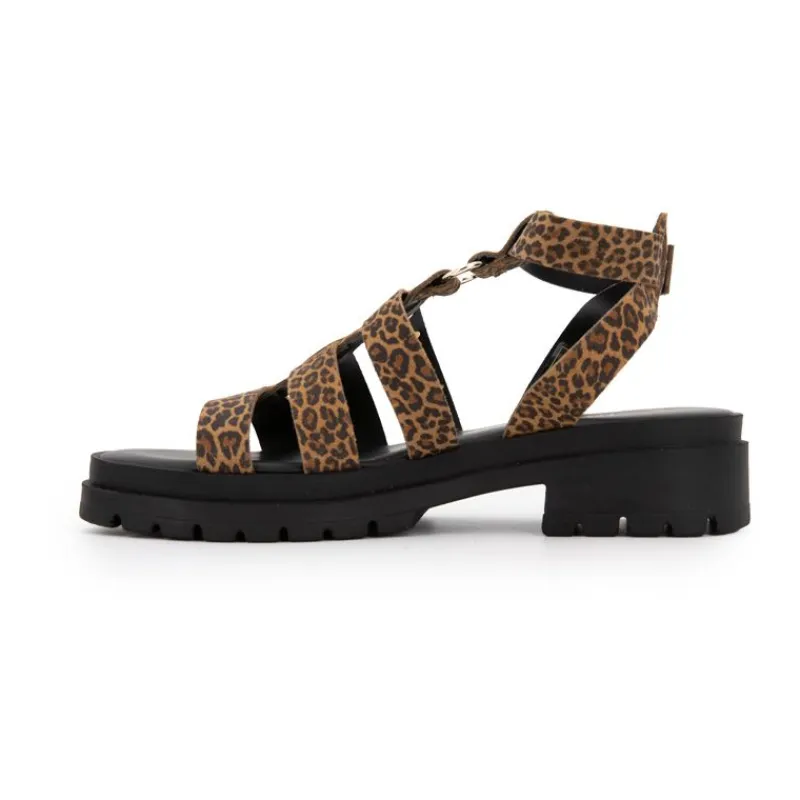 Sandales Toboleo imprimé léopard Femme Femme Sandales