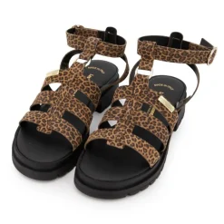 Sandales Toboleo imprimé léopard Femme Femme Sandales