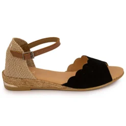 Outlet Sandales tressés avec boucle cheville Femme Femme Sandales
