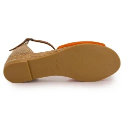 Outlet Sandales tressés avec boucle cheville Femme Femme Sandales