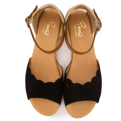 Outlet Sandales tressés avec boucle cheville Femme Femme Sandales