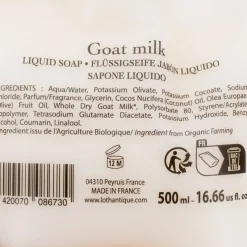Sale Savon liquide 500ml eco-recharge lait chevre Mixte Femme Cosmétique|Cosmétique