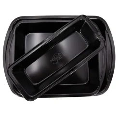 New Set de 3 moules à gâteau métal anti adhésifs 3 tailles Cuisine