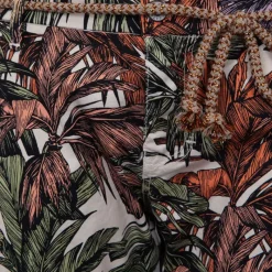 Short avec palmiers ceinture en corde Femme Femme Short, Bermuda