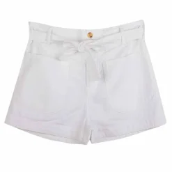 Best Short billie poches plaquées avec ceinture Femme Femme Short, Bermuda