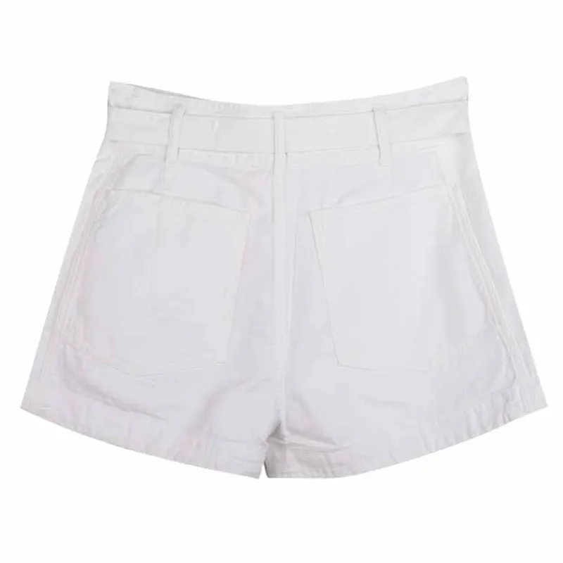 Best Short billie poches plaquées avec ceinture Femme Femme Short, Bermuda