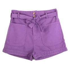 Best Short billie poches plaquées avec ceinture Femme Femme Short, Bermuda
