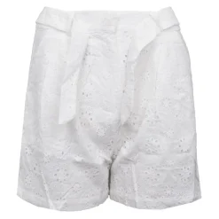 Best Short brodé avec ceinture Selin Femme Femme Short, Bermuda
