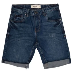 Best Short foncée denim avec revers Enfant Enfant Short, Bermuda