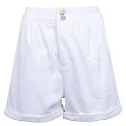 Outlet Short coton léger taille élastique solet Femme Femme Short, Bermuda