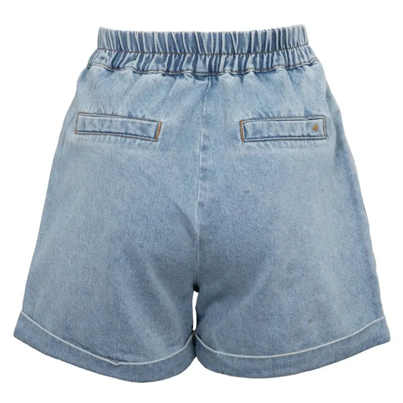 Discount Short coton léger taille élastique solet Femme Femme Short, Bermuda