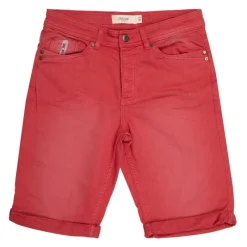 Clearance Short coton avec ourlets effet délavé Homme Homme Short, Bermuda