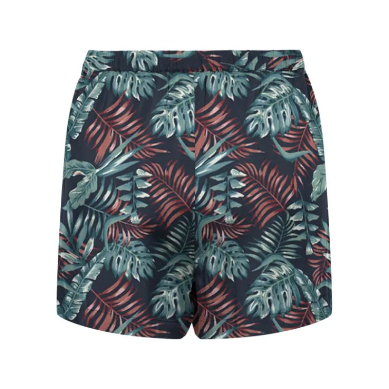 Sale Short court selina navy blazer imprimé plantes Femme Femme Short, Bermuda