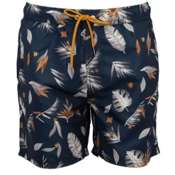 Clearance Short de bain à motif plume navy carl Homme Homme Maillot De Bain