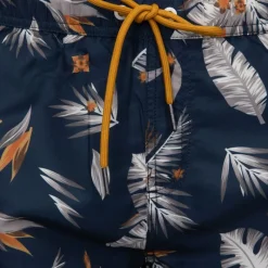 Clearance Short de bain à motif plume navy carl Homme Homme Maillot De Bain