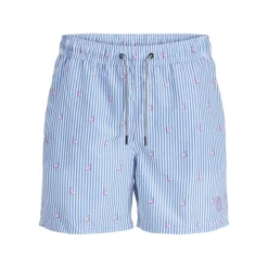 Sale Short de bain à rayures avec flamants roses Homme Homme Short, Bermuda