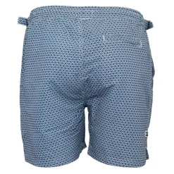 Short de bain navy basil imprimé Homme Homme Maillot De Bain