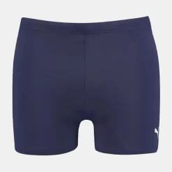 Clearance Short de bain stretch bleu marine uni Homme Homme Maillot De Bain