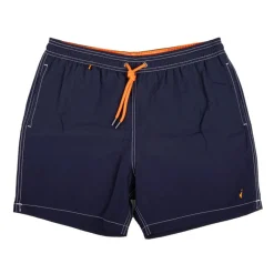 Discount Short de bain uni avec surpiqure Homme Homme Maillot De Bain