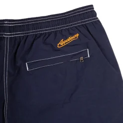 Discount Short de bain uni avec surpiqure Homme Homme Maillot De Bain