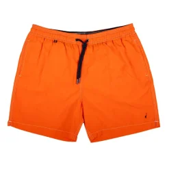 Discount Short de bain uni avec surpiqure Homme Homme Maillot De Bain