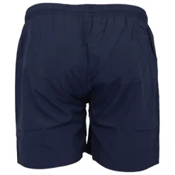 Discount Short de bain uni noir logo brodé Homme Homme Short, Bermuda