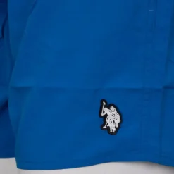 Online Short de bain uni noir logo brodé Homme Homme Short, Bermuda