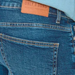 Online Short denim regular délavé Homme Homme Short, Bermuda