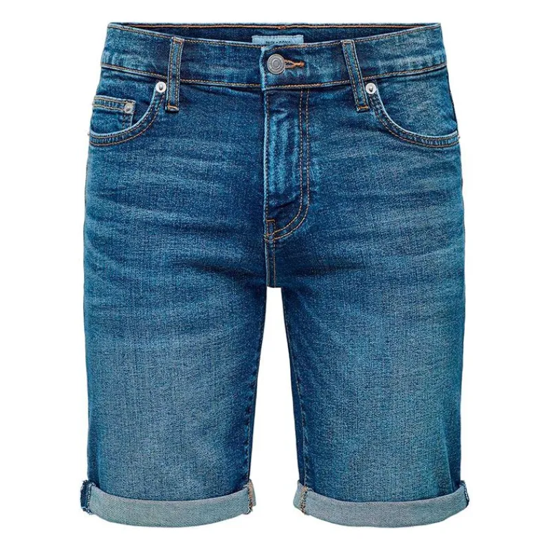 Online Short denim regular délavé Homme Homme Short, Bermuda