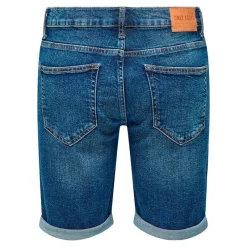 Online Short denim regular délavé Homme Homme Short, Bermuda