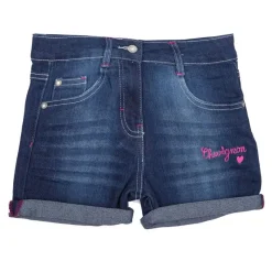 Clearance Short en jean avec inscription en rose Enfant Enfant Short, Bermuda