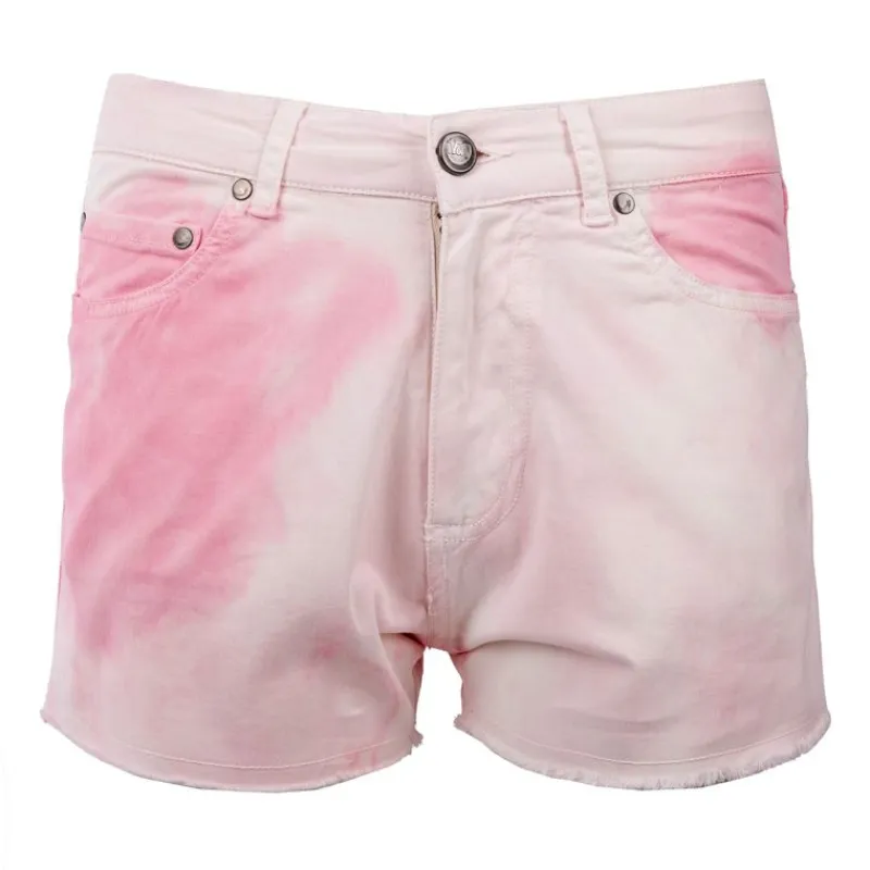 Online Short en jean tie&dye Femme Femme Short, Bermuda