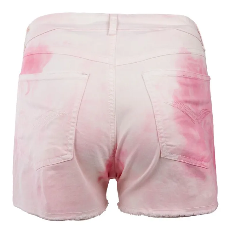 Online Short en jean tie&dye Femme Femme Short, Bermuda