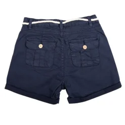 Clearance Short en toile bleu nuit Fille Enfant Enfant Short, Bermuda