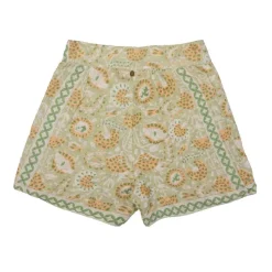 New Short flavie coton à fleurs Femme Femme Short, Bermuda