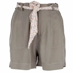 Discount Short fluide ceinture foulard imprimé fleurie Femme Femme Short, Bermuda