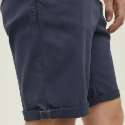 Short fred coton regular avec ourlets Homme Homme Short, Bermuda