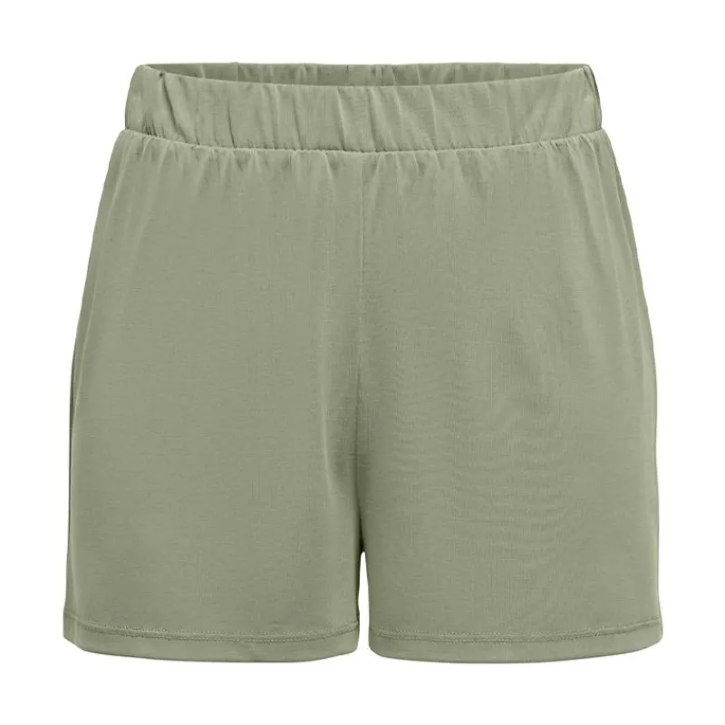 Discount Short Hannah uni taille élastiquée Femme Femme Short, Bermuda
