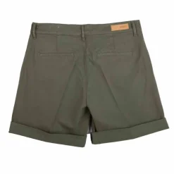 Short honeystud galons habillé coton doux ourlets à pince Femme Femme Short, Bermuda