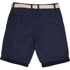Discount Short imprimé ancre napua avec ceinture tressée Homme Homme Short, Bermuda