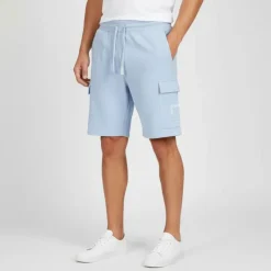 Sale Short kane cargo uni ceinture élastique Homme Homme Short, Bermuda