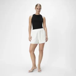 Clearance Short élastique broderie anglaise Feodora Femme Femme Short, Bermuda