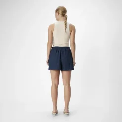 New Short élastique broderie anglaise Feodora Femme Femme Short, Bermuda