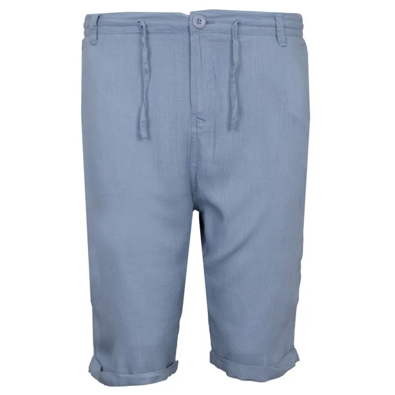 Best Short lin mélangé cordon de serrage bali Homme Homme Short, Bermuda