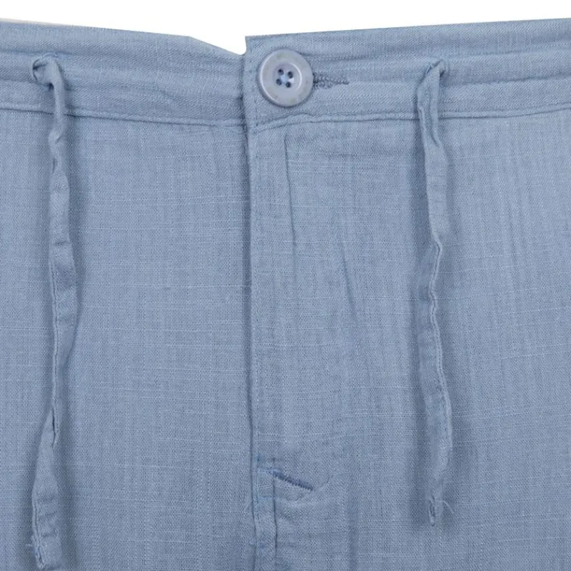 Best Short lin mélangé cordon de serrage bali Homme Homme Short, Bermuda