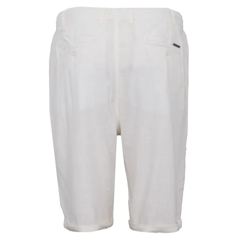 Outlet Short lin mélangé cordon de serrage bali Homme Homme Short, Bermuda