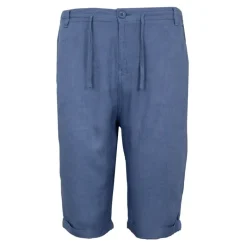 Best Short lin mélangé cordon de serrage bali Homme Homme Short, Bermuda