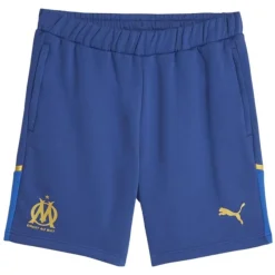 Discount Short logo om gold en coton liseré jaune Homme Homme Vetements De Sports Homme|Short, Bermuda