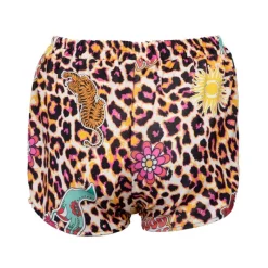 Hot Short léopard palma court imprimé vintage Femme Femme Short, Bermuda