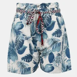 Clearance Short madreperla avec plantes es Femme Femme Short, Bermuda